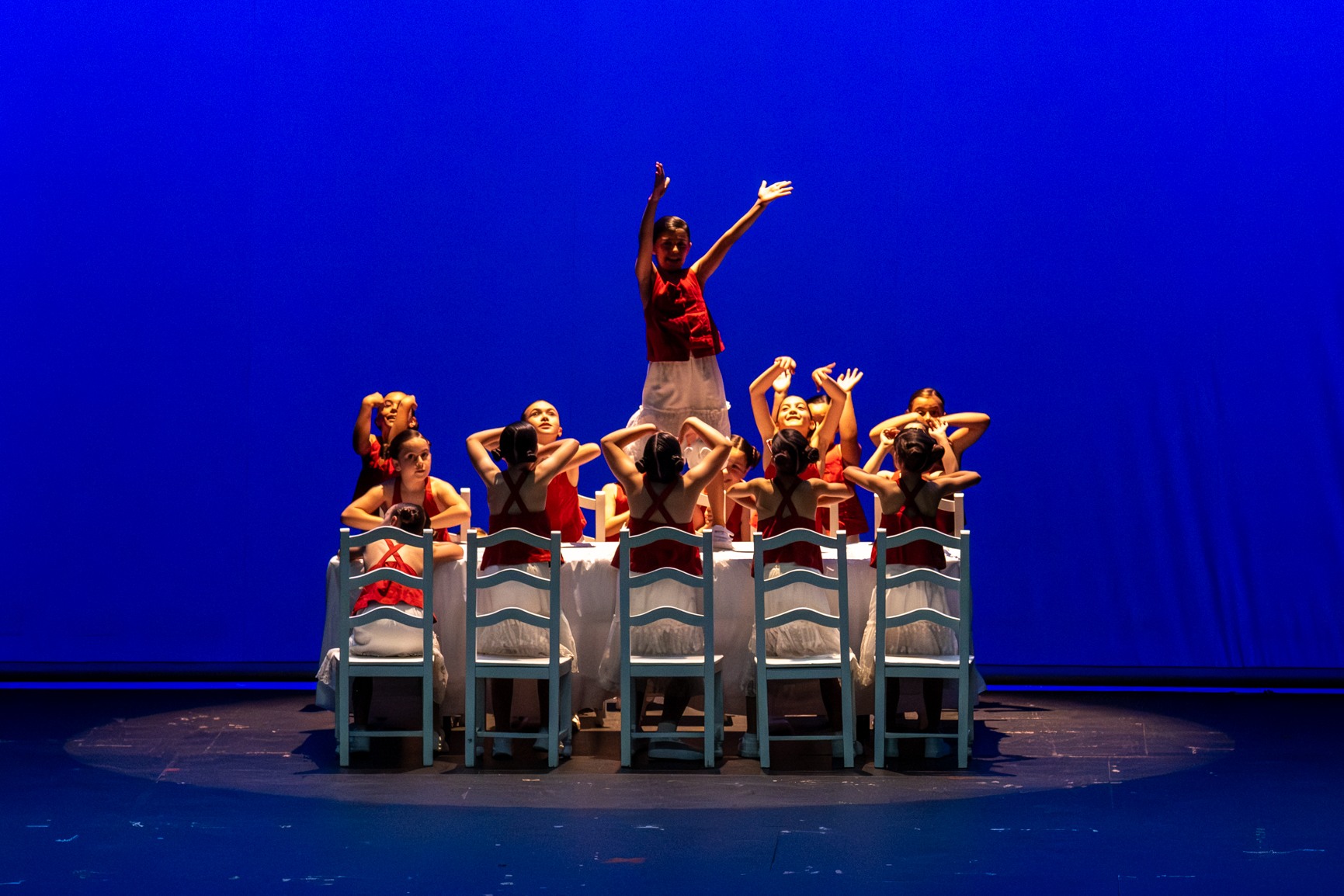 Actuación de danza escolar