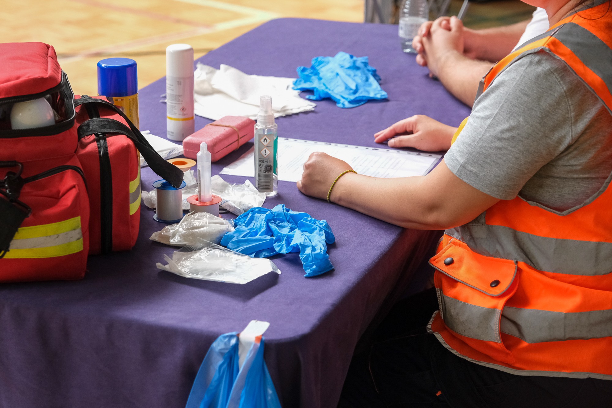 Asistencia sanitaria durante actividad escolar